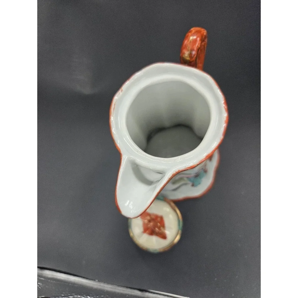 Chocolate Cocoa Pot Vintage Geishaware Satsuma Japanese Interwar Era 1921-1940
